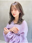 【ARTE表参道/青山】モテ髪ミディアム×ブリーチなし透明感