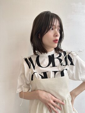 アリスバイアフロート 自由が丘(ALICe by AFLOAT) 韓国ハッシュレイヤーくびれボブミディアム