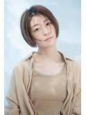 シアーショートボブスタイル