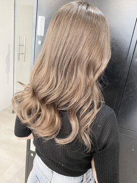 ベア(Bear) ミルクティーベージュダブルカラーハイトーンケアブリーチ韓国