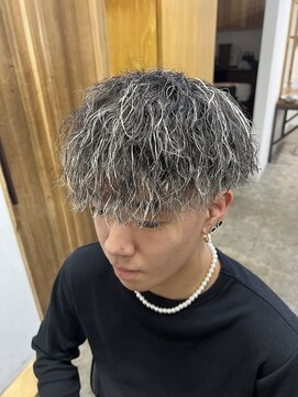 エルオム(EL.HOMME) 【TAKASHI】ホワイトメッシュ×ツイスパ