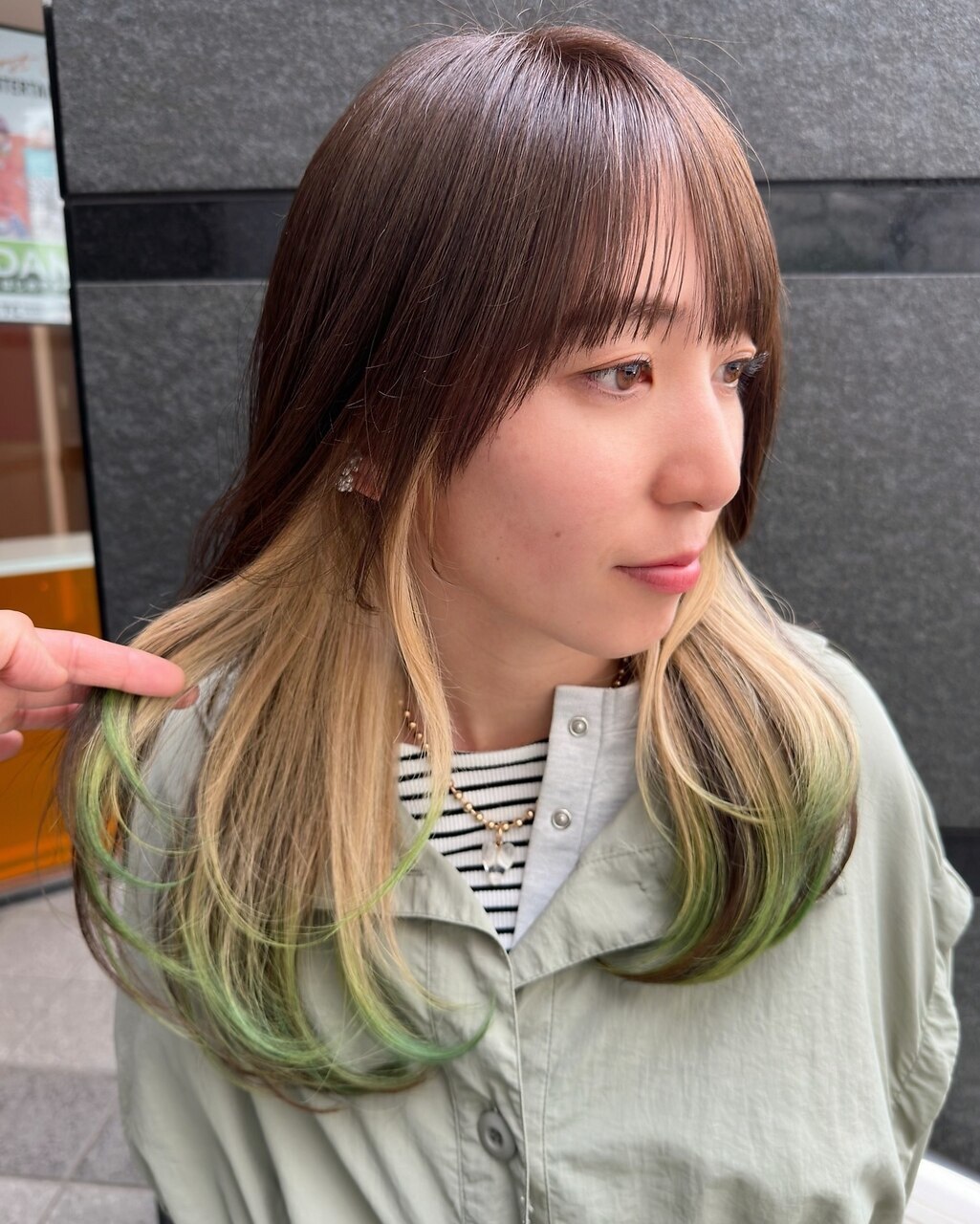 インナーカラー_バイカラー_ツートンカラー_セクションカラー