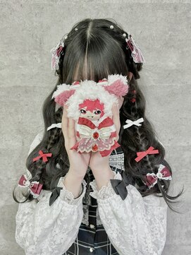 ビゼ 梅田(BIZE) リボンがかわいい♪♪あみこみひつじヘア*
