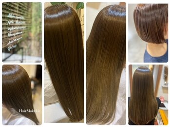 ヘアメイク リヴ(Hair Make Liv)の写真/【舞鶴市/髪質改善】今までの縮毛矯正とは一味違う!自然な仕上がりでツヤ&潤いのある柔らかなストレートに