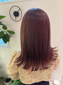 タナココロ 新丸子 バイ ムーン 武蔵小杉(tanacocolo by moon) 切りっぱなしボブ/エアリーロング/美髪のススメ/ピンクブラウン