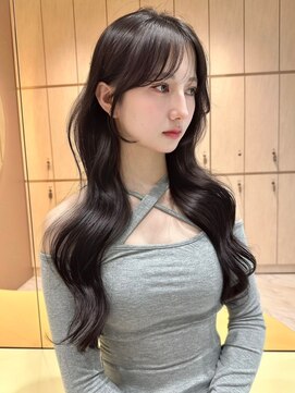 グロー オオミヤ アネックス 大宮(GLROW OMIYA ANNEX) ウェーブミディアム×韓国顔周りレイヤーカット髪質改善[大宮]