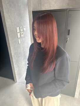 リル(LiLu) 大人可愛いレイヤースタイル☆レッド