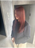 大人可愛いレイヤースタイル☆レッド