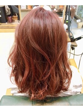 ノル(nor) 重めミディ×METEOカラー(イルミナカラー使用)+デジタルパーマ