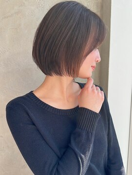 アフロート ルヴア(AFLOAT RUVUA) みねスタイル♪ 前下がり ひし形 ショートボブ 30代 40代 50代