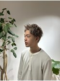 ホワイトベージュ×ショート
