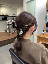 アンクル(ancre)&nbsp;あみおろし×ミディアム×お呼ばれスタイル【広島】【横川】