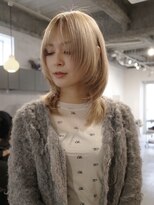 ヨー(Yoh-)&nbsp;【韓国風レイヤー/中里千尋】ミディアムレイヤー/顔周りレイヤー