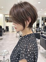 30代40代50代絶壁解消ひし形小顔前下がりショートボブ【NAYU】