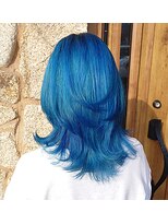 シェロヘア(cielo HAIR)&nbsp;ブルー×レイヤー