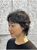 ショートパーマナチュラルパーマ毛先パーマ癖毛風パーマ