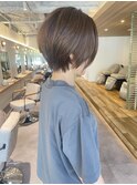 丸みショート◎30代40代50代/白髪ぼかし/グレージュ