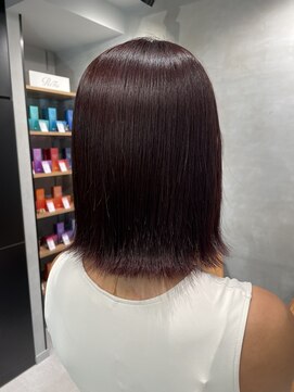 シャルムバイケンジ(Charm.by KENJE) 【暖色赤髪】暗めカラー「ワインレッド・ボルドー」