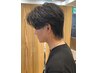 【2回目以降の方】MEN'Sカット＋フェザーパーマ[原宿/髪質改善/MEN'Sサロン]