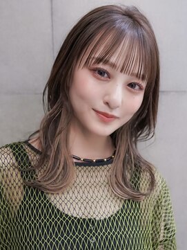 ギークス(GEEKS) 【GEEKS渋谷】ワンブリーチ/インナーカラー/艶ベージュ/冬カラー