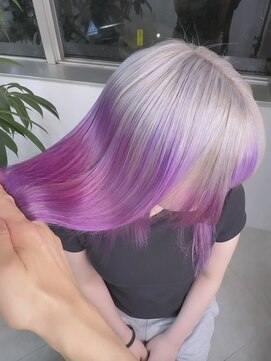 イエナ 渋谷(IENA) ホワイトブロンドカラーケアブリーチクラゲヘアー