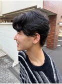 【清潔感】セット簡単ニュアンスパーマ/フェザーパーマ