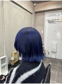 くびれヘア/暗めカラー/アプリコットオレンジ/縮毛矯正