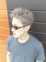ボブ 小松(BOB) 10代20代メンズハイトーンショートスパイキーショート