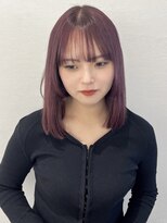 ルノン フィージュ(LUNON fieju)&nbsp;黒髪クラゲヘアーオリーブグレー小顔ココアベージュ