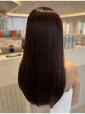 桑名ロングレイヤーカットハッシュカット透明感カラー重めロング