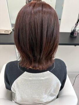 ヘアガーデン ティアラ(Hair Garden TIARA) ハイライトカラーカーキベージュマロンベージュこなれミディ