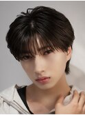 韓国風ナチュラルマッシュニュアンスパーマ曲がる縮毛矯正
