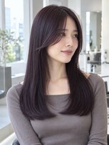 モト 船橋(moto)&nbsp;艶やかワインブラウン×ロングレイヤー