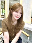 2way前髪レイヤーカット韓国ヘア