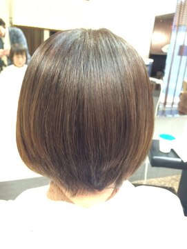 ナナナパレナ 梅田店(nanana parena) before→after　スペシャル縮毛矯正＋カラー