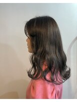 ヘアメイク オブジェ(hair make objet) パープルアッシュ　韓国スタイル　オルチャンスタイル
