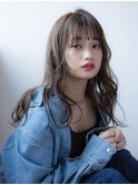 大人可愛いカジュアルロング