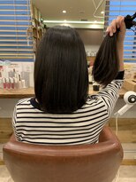 ディーカラー D-COLOR&nbsp;ヘアドネーション×ミディアムボブ