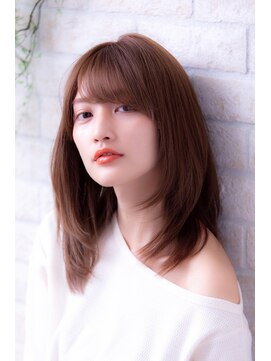 エルデ ナインズ ヘアー スタンド 川口店(elde 9's HAIR STAND) 簡単スタイリング,フォギーベージュ,耳かけ[川口/川口駅]