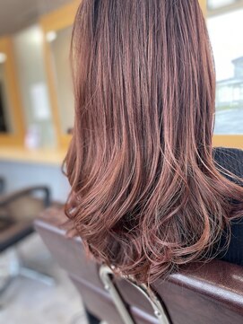 クロエ バイ ラヴィズム 亀田店(CLOE by LUVISM) イルミナカラー☆ピンクベージュ☆