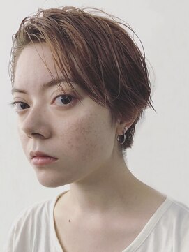 コクーン 銀座(Cocoon) オレンジベージュ大人ハンサム#美髪#ピンクブラウン