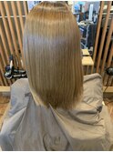 ラフボブブラウン_くびれヘアツートンカラーアースカラー_204