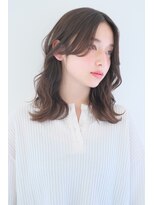 ヘアサロン ガリカ 表参道(hair salon Gallica) 【Gallica】大人女子ゆる巻きセミロング小顔顔周りレイヤー