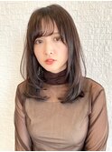 ナチュラルレイヤーストレート