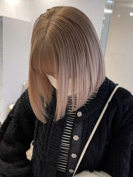 サンクプロジェクト(cinq PROJECT) ミルクティーベージュダブルカラーインナーカラーケアブリーチ