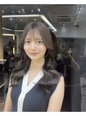 韓国レイヤー/韓国風/ボブ/髪質改善/黒髪/ブリーチなし〔池袋〕