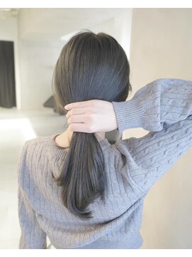 ガリカ 渋谷(Gallica) 【Gallica】ブリーチなしダブルカラー/オリーブアッシュ