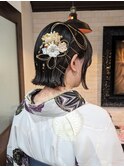 #着物ヘア#ヘアアレンジ#卒業式ヘア