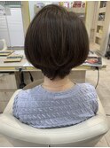70代ボリュームアップカット 白髪ぼかし 圧倒的艶