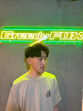 グリーディーフォックス 代々木(Greedy FOX) 波巻き/ハイライト/マッシュパーマ/ウルフ[シェービング]
